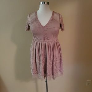 Gorgeous Plus Size Lace Detail Dress